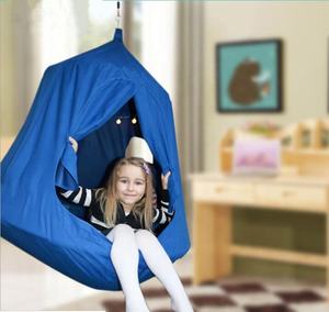 Divertido columpio colgante para el hogar, silla para niños, jardín, Patio, algodón, interior, exterior, <span class=keywords><strong>hamaca</strong></span> para bebé, muebles de tela para exteriores - Product Image 5