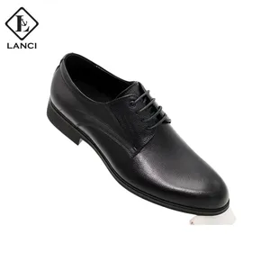 LANCI hot selling shoes for men new styles men formal oxfords mens dress shoes genuine leather