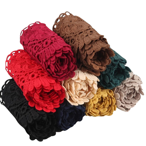 Romántico ganchillo francés encaje algodón nuevos diseños para boda accesorios de ropa Lolita decorativo hecho a mano encaje Stock encaje - Product Image 2