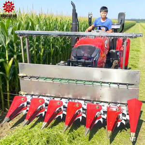 Récolteuse de maïs et ensileuse multifonctionnelle à montage frontal pour tracteurs agricoles, récolteuse de riz et de blé, et enfileuse de piments - Product Image 1