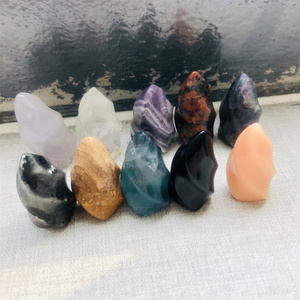 30 Mm Mini cristallo fiamma intaglio cristallo <span class=keywords><strong>naturale</strong></span> carino materiale misto fiamma di cristallo per regali - Product Image 4