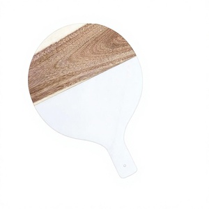 Tabla de Cortar Rectangular de Mármol y Madera de Alta Calidad al por Mayor con Cuerda para Colgar, Duradera, Fácil de Limpiar, Apta para Lavavajillas, Utensilios de Cocina - Product Image 1