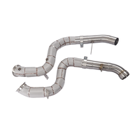 Tuyau de descente isolé direct SS304 pour Mercedes-AMG GLE63 4.0T V8 2023+ – Tuyau de décharge pour performance de course, échappement à flux libre