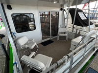 Meilleures ventes, bateau flottant Kinocean en aluminium de 36 pieds, bateau-maison à vendre