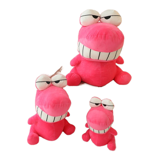 Cartone animato coccodrillo e dinosauro biscotto peluche piccolo orso nuovo con dente scoperto PP cotone lavato pastello cuscino regalo per le ragazze - Product Image 1