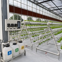 Système d'Injection Automatique d'Engrais Aurlgrow avec Contrôleur PH EC pour Serres, Hydroponie et Agriculture Verticale