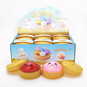 ของเล่นบีบตุ๊กตาซาลาเปาประดับตกแต่ง ของเล่นบีบตุ๊กตาซาลาเปาขนาดใหญ่แบบมีกลิตเตอร์ ของเล่นบีบตุ๊กตาซาลาเปาบรรเทาความวิตกกังวล ของชำร่วยงานปาร์ตี้ - Product Image 1