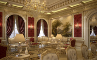 Service de personnalisation de toute la maison, décoration de manoir royal européen, solution de rénovation de maison de luxe sur mesure