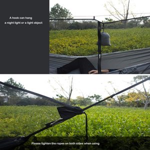 Woqi Goede Verkoop Fabriek Gemaakt Nieuwe Stijl Haak Dubbele Camping <span class=keywords><strong>Bug</strong></span> Hangmat Muskietennet - Product Image 5