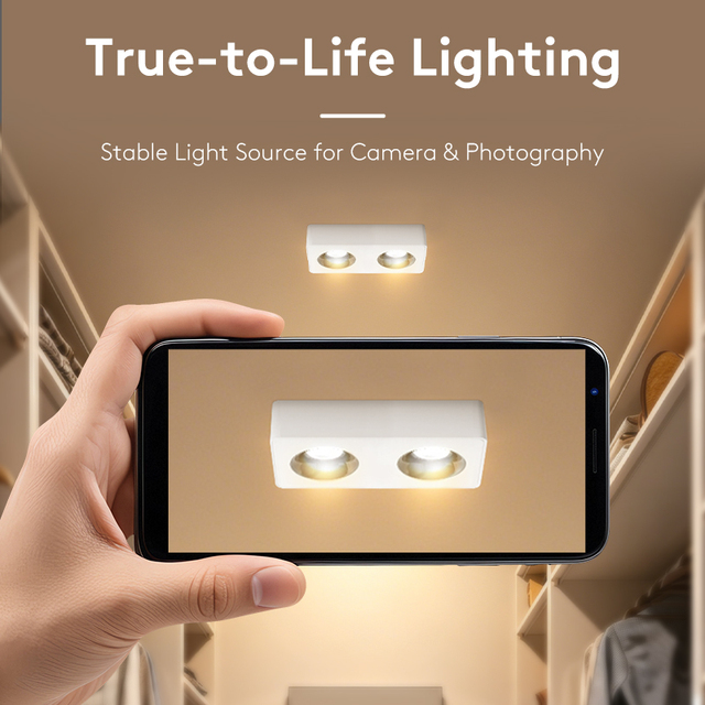 Akko Star 36W three-head Surface led indoor Anti-glare Downlights in 3CCT
