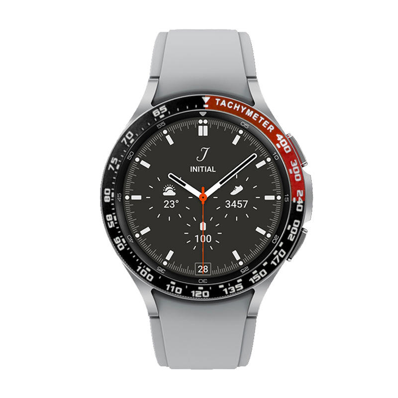 Speedometer ring black and red