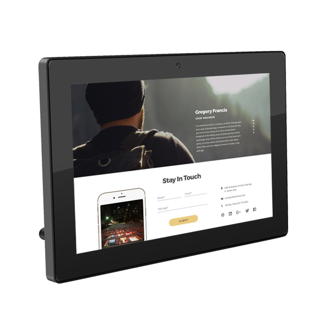10-Inch Touch Screen VESA Wall Mount Tablet with RK3576 Android 14 OS 8GB RAM Display Industrial Use