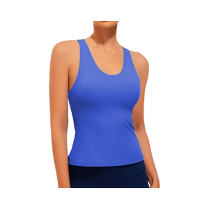 2025 Custom Womens Sexy Breathable Lightweight Plus Size Yoga <b>Vest</b> for Workout Sportswear - Product Image 1