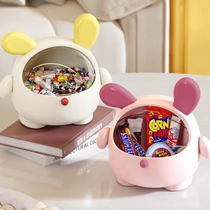 עיצוב ארנב רב תכליתי אחסון קוסמטי עם אביזרים לבית עמ '+ שטח לחיות מחמד חיסכון פח אשפה - Product Image 2