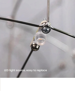 Lustres en cristal <span class=keywords><strong>de</strong></span> luxe, lampes suspendues en verre modernes, éclairage décoratif <span class=keywords><strong>de</strong></span> plafond pour salon, hôtel, luminaires suspendus - Product Image 4