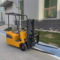 FS FS-10 Indoor Dreirad-Gabelstapler mit Lithium-Ionen-Batterie und Hydraulischem Seitenschieber für Palettenbe- und -entladung
