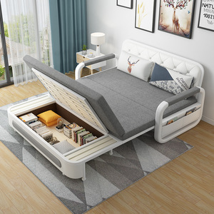 Hiện đại sang trọng gấp <span class=keywords><strong>Sofa</strong></span> kiêm giường với lưu trữ nhà máy thiết kế mới nhỏ moq cho phòng khách ghế <span class=keywords><strong>sofa</strong></span> chuyển đổi tường giường - Product Image 4
