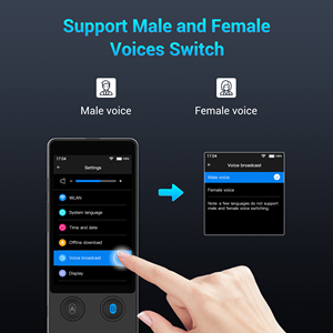 Meilleures ventes - Traducteur vocal portable W12 Wifi, traduction instantanée, précise, hors ligne et en ligne - Product Image 4