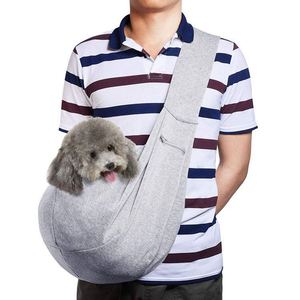 Sac de transport réversible mains libres pour petits chiens, chats et animaux de compagnie avec poche, certifié BSCI, idéal pour les voyages en extérieur - Product Image 5