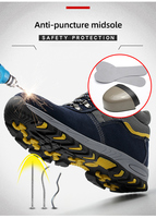 Chaussures d'athlétisme légères et chaudes pour l'hiver, bottes de sécurité pour hommes, chaussures de sécurité industrielles pour l'hiver