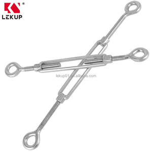 Kit de tensión ajustable para cable de acero inoxidable SS304, tensor de ojo a ojo de acero inoxidable M8 plateado - Product Image 6