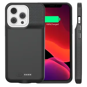 Pil şarj telefon kapağı şarj edilebilir pil 7000mah şarj iphone için kılıf 12Pro Max telefon kılıfı pil şarj cihazı