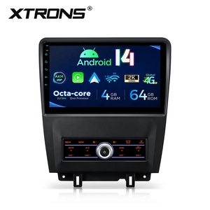 XTRONS 10.1&quot; 4+64GB Octa Core <strong>Android</strong> 14 <strong>Car</strong> Stereo Multimedia <strong>Player</strong> Built-in AKM DSP 4G Gyroscope Sensors for Ford Mustang - Product Image 3