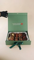 Boîte d'emballage de dessert personnalisée pour la date, emballage de luxe pour la date, boîte en papier pour chocolat, boîte à emporter pour pâtisserie, baklava, gâteau, boulangerie