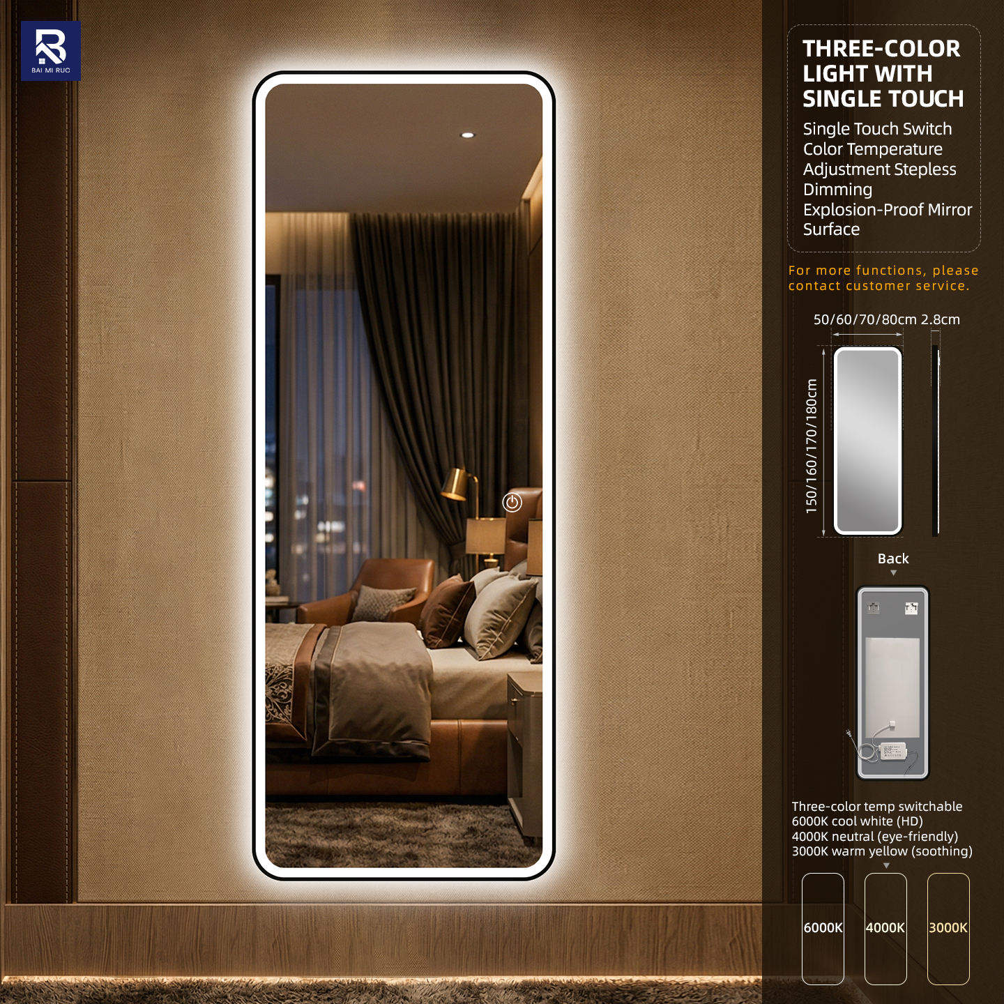 Miroir pleine longueur