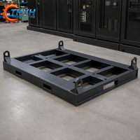 Base de Soporte para Transformador de Potencia Soldada a Medida, Acero Q235/Q355 Galvanizado en Caliente, ISO 9001, Pintura Anticorrosión, OEM/ODM