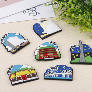 Magnet Kulkas Promosi Ramah Lingkungan Anti Air 3D Nama Kota Negara dari Karet PVC Lembut Berkualitas Tinggi untuk Turis - Product Image 5