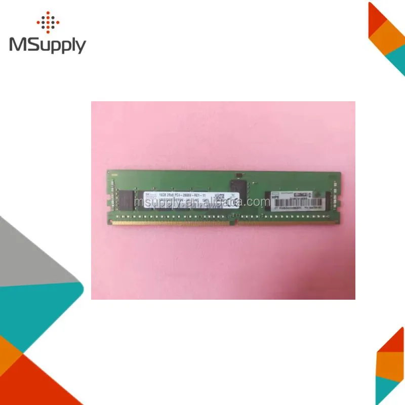 835955-B21 16GB (1x16GB) Dual Rank x8 PC4-21300 (DDR4-2666) CAS-19-19-19 Registered Memory Smart Kit 868846-001 840756-091