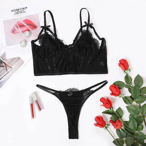 Logo personalizzato a buon mercato erotico Super store <span class=keywords><strong>taglie</strong></span> più Lingerie Set intimo donna intimo donna grande reggiseno - Product Image 5