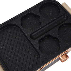 Machine à <span class=keywords><strong>petit</strong></span>-déjeuner portable 3 en 1, mini-cuisinière électrique sans fumée pour prise américaine, <span class=keywords><strong>petit</strong></span>-déjeuner - Product Image 5