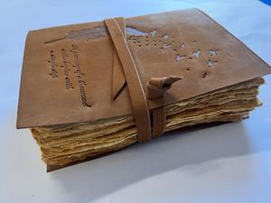 สมุดไดอารี่สมุดโน้ตสไตล์วินเทจสำหรับใช้ในโรงเรียนและสำนักงานทำด้วยมือสไตล์ไม่เหมือนใคร - Product Image 6