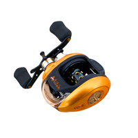 Carrete de Pesca Ultraligero 7.2:1 4BB para Pesca de Arrastre en Ríos y Agua Salada, Mano Derecha, Construcción Metálica, Sistema de Dos Velocidades