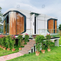 Maison préfabriquée Support personnalisé mobile modulaire espace capsule maison maisons