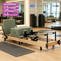 Lit d'entraînement Pilates pliable pour la maison, équipement de fitness et d'étirement, machine de Pilates en bois, Reformers Pilates