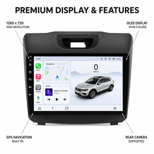 วิทยุติดรถยนต์สำหรับ Chevrolet S10 Isuzu DMAX ปี 2015 2016 2017 2018 ระบบ Android 2 DIN หน้า<span class=keywords><strong>จอ</strong></span>สัมผัส <span class=keywords><strong>9</strong></span> <span class=keywords><strong>น</strong></span>ิ้ว พร้อมระบบนำทาง GPS และเครื่องเล่นมัลติมีเ<span class=keywords><strong>ด</strong></span>ีย - Product Image 5