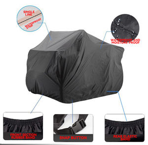 ผ้าคลุมรถ210D กันฝนและกันแดดหนา190ตันผ้าคลุมชายหาดสำหรับจอดกลางแจ้ง - Product Image 3