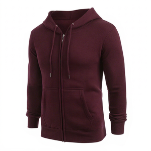 Wholesale <b>Cheap</b> Price Customizable Men's Winter Solid Polyester/Cotton <b>Hoodie</b> - Product Image 1
