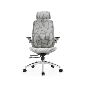 เก้าอี้สำนักงานทันสมัยระดับไฮเอนด์ เบาะนั่งบุอย่างดี พนักพิงสูง รองรับสรีระ ตาข่ายสีเทา หมุนได้ ปรับแขน 3 มิติ ถอดออกได้ - Product Image 6