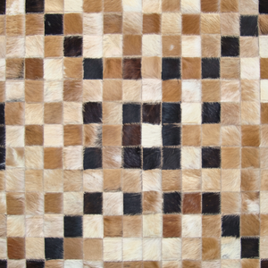 Meilleure vente de tapis en cuir de vachette réversible exportateur fiable prix de gros de l'Inde - Product Image 1