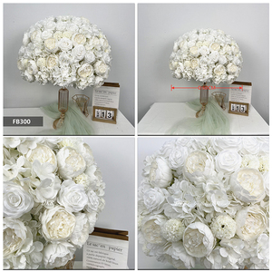 Décoration de mariage, arrangement de fleurs de rose de 50 cm, 60 cm, 70 cm, 80 cm, <span class=keywords><strong>centre</strong></span> de table rose, boule de fleurs rose - Product Image 3