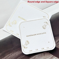 Nail Art luxe or estampage presse sur les ongles carte d'affichage ongles faits à la main boîte d'emballage fond fleurs cartes