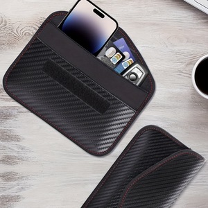 Sacs Faraday pour bloquer les signaux de téléphone portable, pochette pour clés de voiture, protection antivol, pochette de blocage des signaux, <span class=keywords><strong>anti</strong></span>-hack - Product Image 3