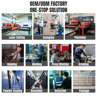 Servicios de Fabricación de Chapa Metálica OEM, Estampado y Doblado, Piezas Metálicas de Aluminio, Estante de Exhibición, Kiosco