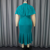 Nouvelle Arrivée 2026 – Robe Décontractée Femme Grande Taille Couleur Unie Vintage Simple Moulante Longueur Genou pour l'Été et le Quotidien