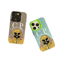 Coque de Téléphone Tendance de Designer pour iPhone Xs Xr 11 12 13 14 15 16 Pro Max – Style CP Company et Stone