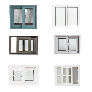 Fenêtre coulissante en PVC <span class=keywords><strong>anti</strong></span>-UV à double <span class=keywords><strong>vitrage</strong></span> pour immeubles de bureaux et projets commerciaux - Product Image 1